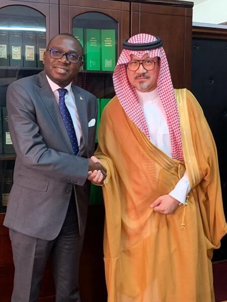 Visit of the Ambassador to the Deputy Minister of Foreign Affairs of the Republic of Zambia